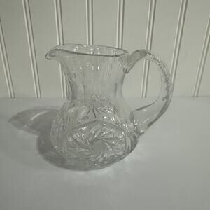 4.5" Pinwheel Crystal Pitcher By American Cut - 12 ounce